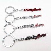 适用于丰田TRD车标 金属个性创意钥匙扣钥匙链挂件男女通用
