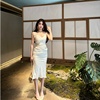 M900吊带裙白色连衣裙2024裙子气质性感包臀裙夏显瘦海边度假