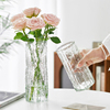 简约现代北欧玻璃花瓶，透明水养玫瑰百合富贵竹，插花瓶客厅餐桌摆件