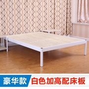 简约铁床双人床单人儿，童床1.2铁艺床，现代铁床架1.5米1.8米榻榻米