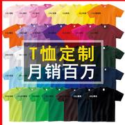 班服定制T恤文化衫广告衫纯棉短袖印logo衣服工作服POLO订制体恤