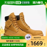 韩国直邮timberland男士6寸经典，款黄色军靴