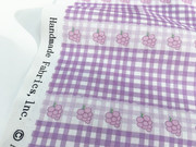 紫色系小格子葡萄数码印花布 diy手工洛丽塔连衣裙流沙包发带桌布