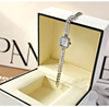 萝亚克朗品牌满钻小方形手链手表女士时尚气质精致石英表高档礼盒