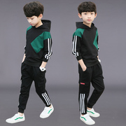 男童秋装洋气套装，2024中大童运动卫衣，儿童装两件套韩版春秋季