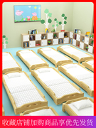 幼儿园床午睡床托管班，小学生儿童单人床实木叠叠小床幼儿园午休床