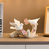 现代简约陶瓷小鸟摆件家居客厅，酒柜软装饰品，欧式房间桌面玄关摆件
