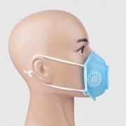 韩国塑胶防护口罩KN9带呼吸阀防尘口罩秋冬季挂耳式遮脸面具