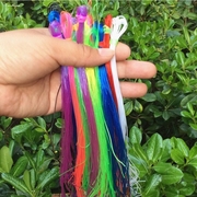 塑料线串珠绳彩色手工编绳子水晶绳编织diy儿童塑料玻璃丝线