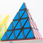 圣手四阶金字塔魔方4阶三角魔塔异形专业灵活比赛用儿童益智玩具