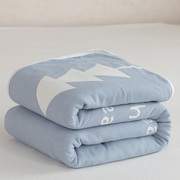 三层纱布毛巾被夏季薄款纯棉单人午睡小毯子，盖毯全棉空调毯棉被子