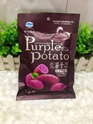 山海紫薯于你38克紫薯味薯片怀旧零食办公室休闲膨化薯片大