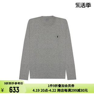 Polo Ralph Lauren 秋冬男士小马标纯色圆领长袖T恤  301365