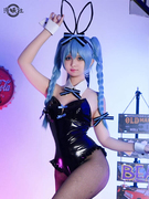 漫妖社 初音兔女郎cos 性感可爱Miku制服 初音未来cosplay服装女