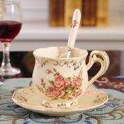 欧式陶瓷咖啡杯具套装英式下午花茶家用小奢华优雅个性高档精致
