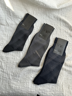 薄款男袜商务袜高筒袜日本原单尾货丝光棉正装绅士袜外贸袜子