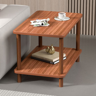 北欧茶几简约现代家用小茶桌简易客厅，置物架沙发旁创意小方桌边几