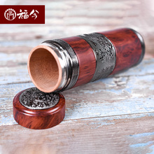 中式红豆杉木质杯子水杯茶杯养生实木保健车载茶壶便携保温杯
