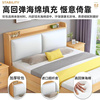 简易硬板床1.8米米现代简约实木床出租主卧双人床1.5经济型房大床