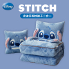 迪士尼草莓熊抱枕被子两用枕头午睡空调毯2023折叠靠枕可收纳