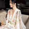 新娘晨袍女伴娘伴手礼结婚礼服印花中长款新中式中国风夏季晚礼服
