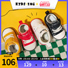 kidsing学步鞋1-2岁婴幼儿春季男女小童帆布鞋软底宝宝机能鞋防滑