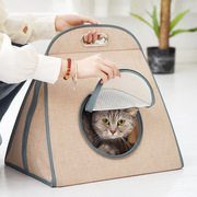 猫包外出便携猫咪狗狗背包太空舱猫笼透气手提式猫袋大容量宠物包