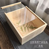 木盒盒子玻璃盖木盒 木盒长方形盒松木包装透明定制