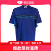 香港直邮lanvin浪凡男士衬衫宝蓝色圆领，短袖rmts0006j018h22-214
