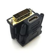 速发DVI to HDMI-compatible Adapter DVI D 24 1 Male to HDMI-c