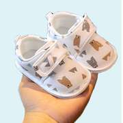 新生婴儿鞋子春秋款男女布底软底学步鞋婴儿布鞋十八69个月宝宝鞋