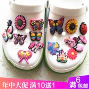 卡洛驰crocs鞋花鞋扣鞋饰品，洞洞鞋凉鞋书包，配件水钻小花朵大蝴蝶