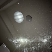 急速大月亮流星投影星空灯气氛灯中秋礼物P卧室投影