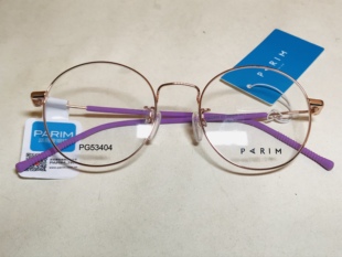 派丽蒙镜架可爱圆框金属眼镜框青少年可配近视镜架PG53404