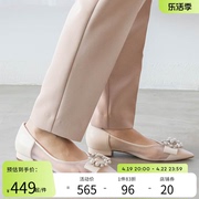 RANDA 24春季品质通透清新蝴蝶结休闲舒适单鞋 DP33036