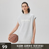 CHINISM顺色字母印花健身篮球运动背心男夏季简约宽松无袖T恤坎肩