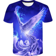 phoenix3ddigitalprintingmen'st-shirt凤凰3d数码印花男t恤