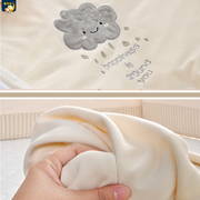 纯棉婴儿床品套件新生儿婴儿床床围软包防撞围婴幼V儿被子床上用