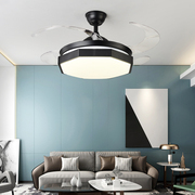 隐形风扇灯吊扇灯现代简约卧室客厅餐厅风扇吊灯北欧带电风扇灯具