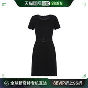 香港直邮Emporio Armani 短袖短款圆领配腰带连衣裙 3D2AT92M17Z