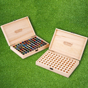 77格精油收纳木盒，松木带锁扣环保简约创意精致多特瑞适用