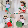 韩版女童短袖套装宝宝2023夏装洋气休闲POLO衫儿童运动两件套