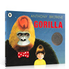 送音频英文原版绘本Gorilla大猩猩 3-6-8岁睡前故事图画书大开平装 父女的情调启蒙30周年纪念版安东尼布朗Anthony Browne