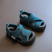宝宝学步鞋0一3岁夏季婴幼儿凉鞋软底防滑男女小童鞋网面透气