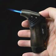 创意家用防风打火机透明可视气体直冲小焊大容量点艾灸雪茄塑料