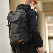。大容量双肩包男行李旅游背包，简约休闲书包潮，户外轻便登山女旅行