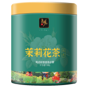 邑境 茉莉花茶50g 绿茶茶叶横县茉莉茗茶圆罐