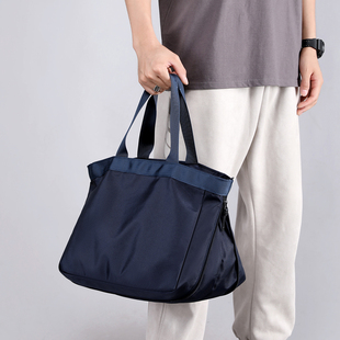 韩国原创男士手提包商务文件包出差行李袋健身包大容量扩展防水包