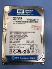 WD西数笔记本硬盘160G 250G 320G 500G 1T不认盘磁头坏数据恢复