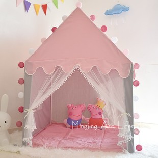 北欧Ins小房子儿童帐篷公主游戏屋家用环保舒适儿童房游戏屋摆件